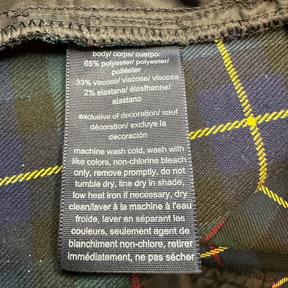 Tommy Hilfiger Hampton Black Watch Plaid Pants 2 Preppy Classic Academia Holiday - Picture 8 of 10